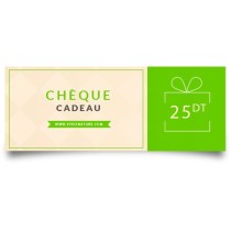 Chèque cadeau VivezNature d'une valeur de 25 dinars