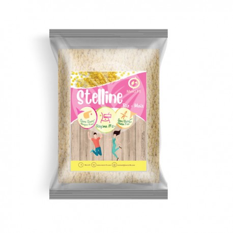 Stellines Maïs-Riz Sans Gluten, 250g - Merci Fit Stellines Maïs-Riz Sans Gluten, 250g - Merci Fit