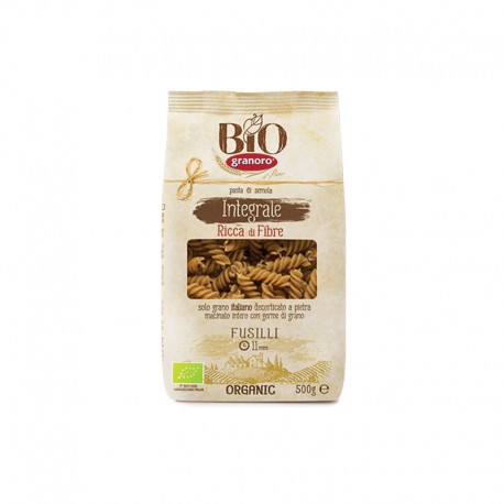 Fusilli Pâtes Bio Intégrale, 500g - BioGranoro