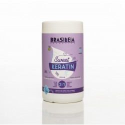 Masque multifonction 2en1 Sweet Keratin, 1Kg - Brasileia Cosmetics