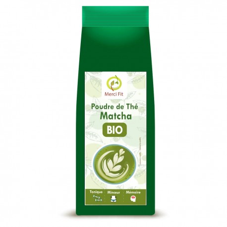 Thé Matcha BIO, Paquet de 100g - Merci Fit