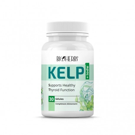 Kelp & Iode, Boite de 30 gélules - Bioherbs