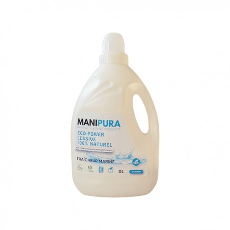 Eco-Power, Lessive Ecologique Marine, 3L - Manipura