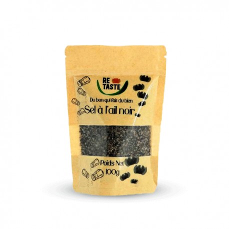 Sel Minéral à l'Ail Noir, 100g – Retaste