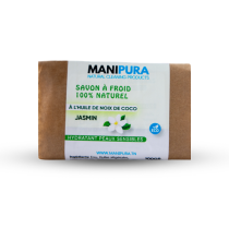 Savon surgras à l'huile de noix de coco et jasmin Manipura