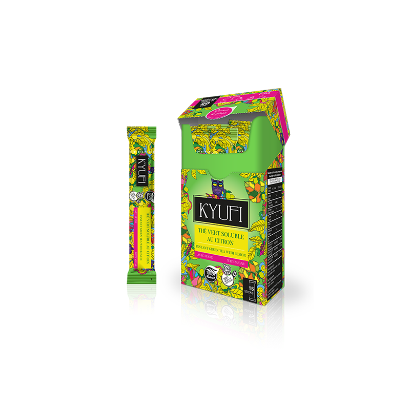 Thé vert instantané qu citron sucré