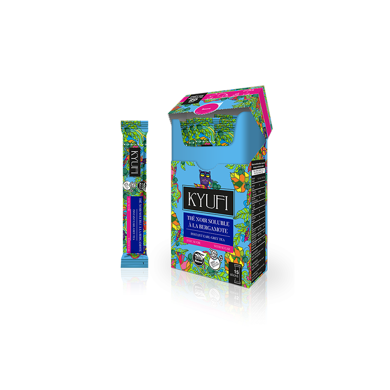 Thé Noir Instantané à la Bergamote Sucré,
