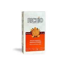 Biscuits Richio sans gluten et sans suce à l'orange