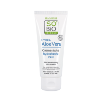 Hydra Aloe Vera - Crème Riche hydratante 24H, So'Bio étic