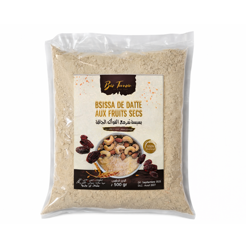 Bsissa traditionnelle dattes et fruits secs, Bio Terroir