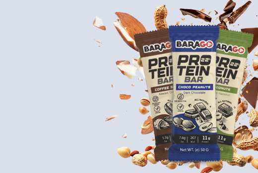 Barago, Barre protéinée pour les sportifs